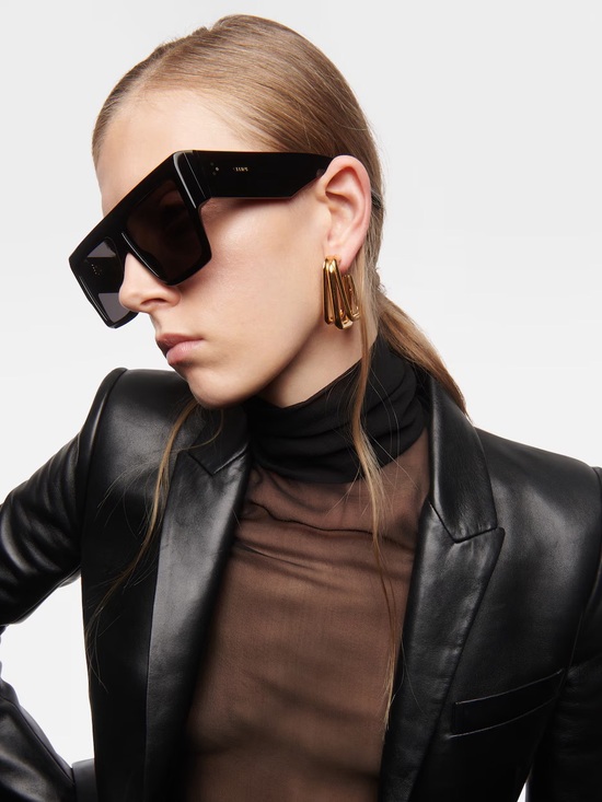 Current season!  Statement piece!  Celine Bold 3 dot 60mm flat top sunglasses main image 11